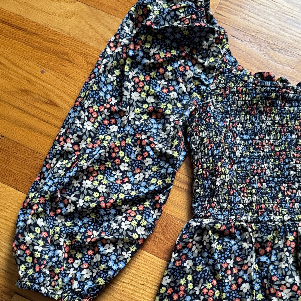 GAP Floral Smocked Dress - Multicolor - Picture 3 of 8